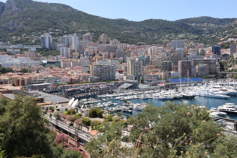 View over Port Hercule, Monaco