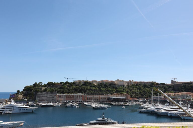 Monaco harbour and the Rock